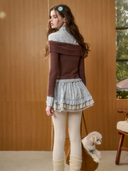 Tundra Patchwork Top Lace Skirt【s0000014881】