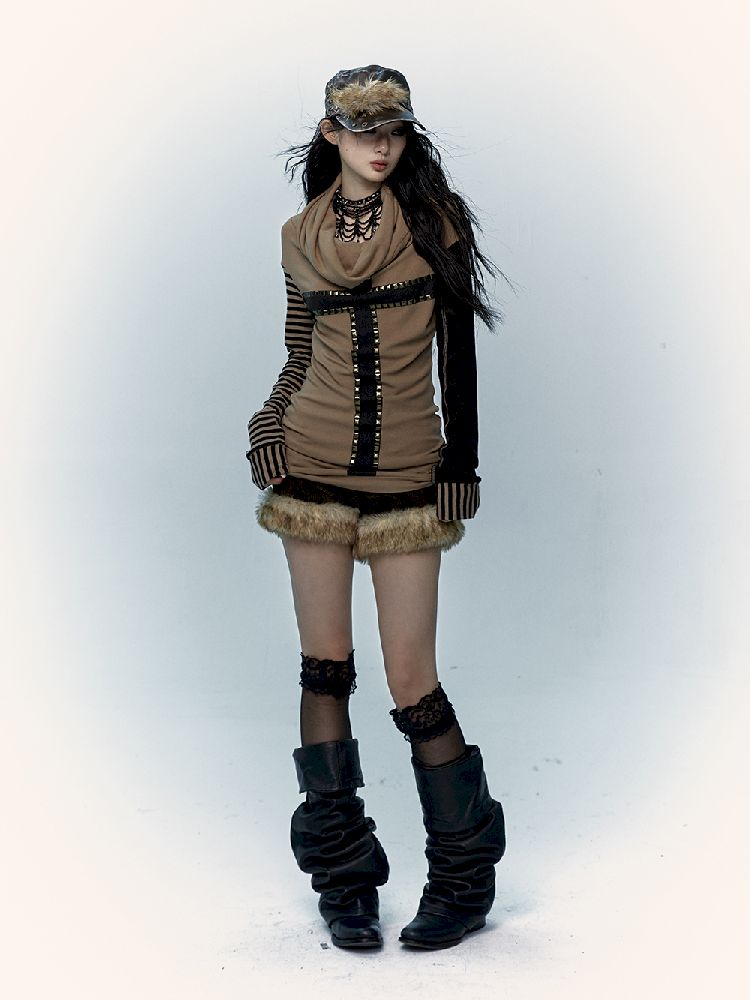 Striped Long Sleeve T-Shirt【s0000011216】