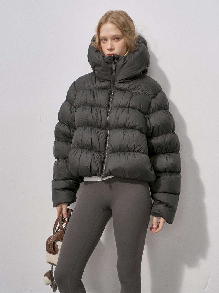 Velvet White Duck Down Jacket【s0000015219】