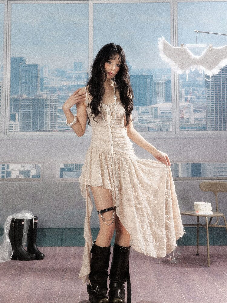 Fringe Irregular Streamer Skirt【s0000016272】