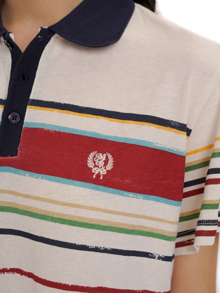 Linen texture short T-shirt tops【s0000013464】