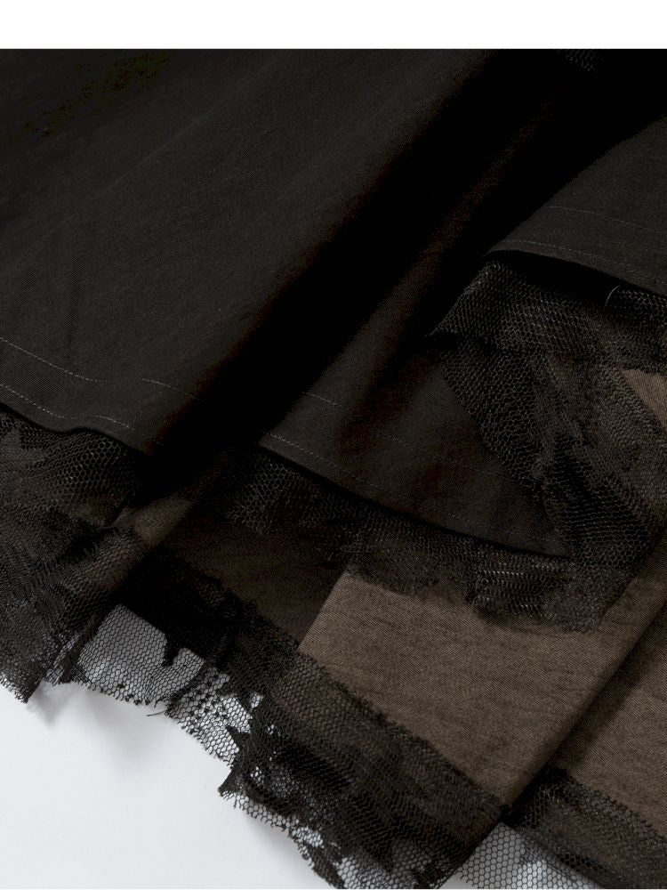 Fake Two Piece Heavy Layered Cake Skirt【s0000013476】