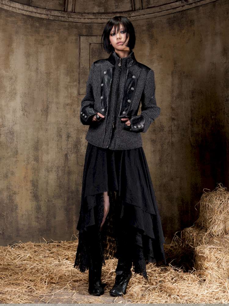 Knightly Punk Vintage Jacket Top【s0000015090】