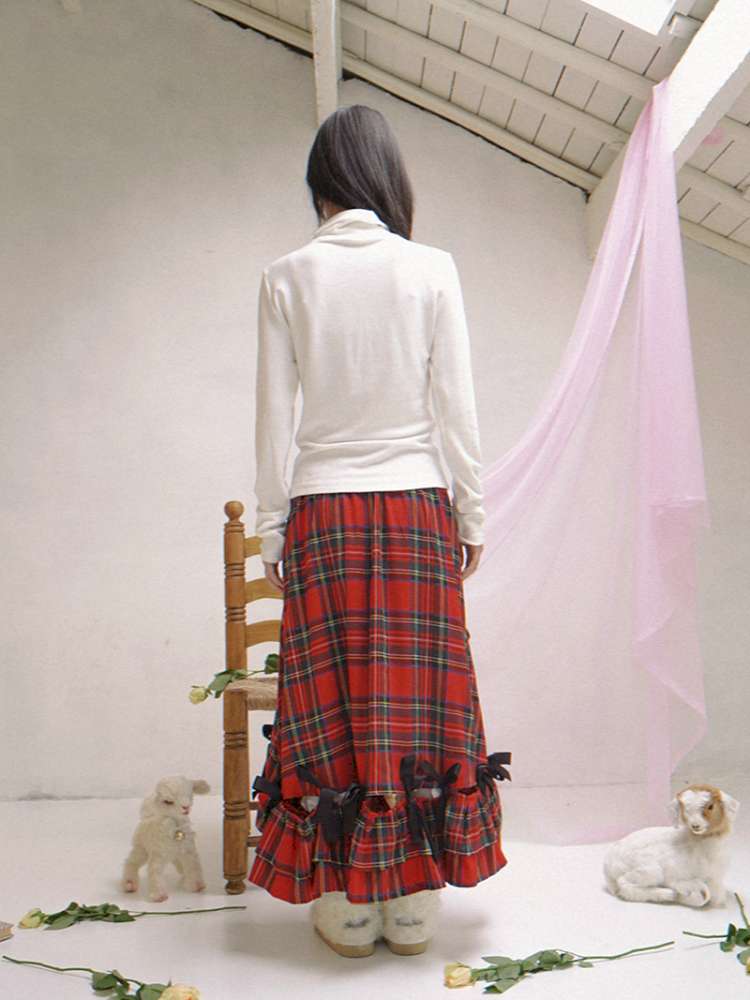 Strawberry Cake Print High-Neck T-Shirt【s0000014530】