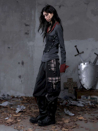 Vintage Punk Court Lantern Trousers【s0000014650】