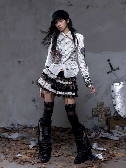 Slim-Fit Long-Sleeve Shirt Top【s0000014471】