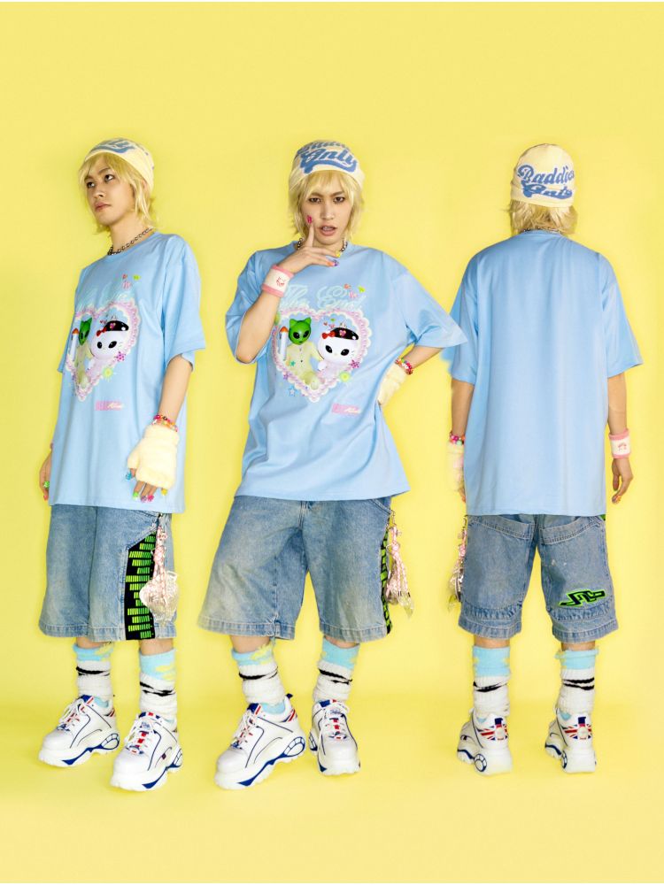 Printed Loose T-Shirt【s0000012461】