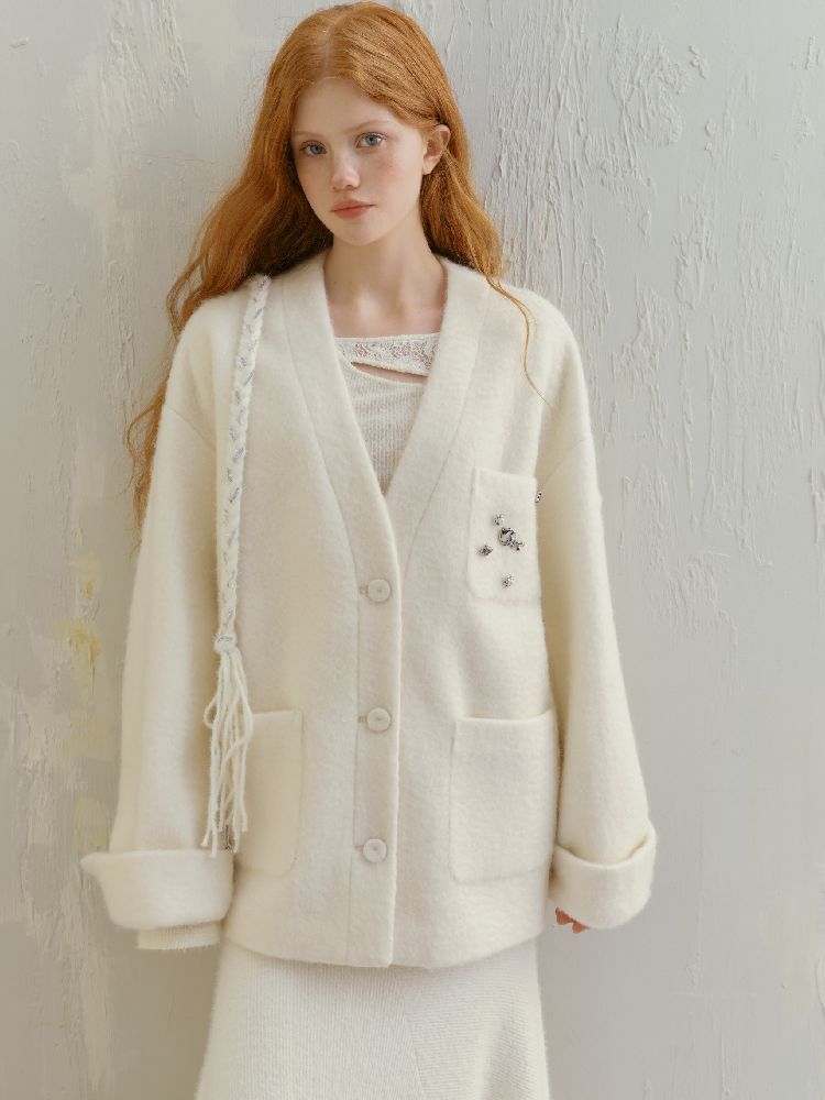 Slim irregular wool knit sweater【s0000012138】