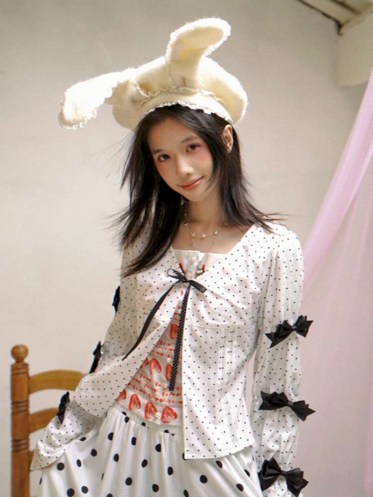 Patchwork Print Fitted Long-Sleeve Shirt【s0000014523】