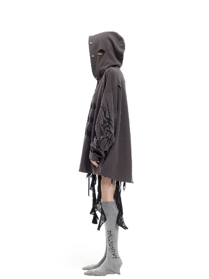 Hooded Headcoat Embroidered Shirt【s0000012072】