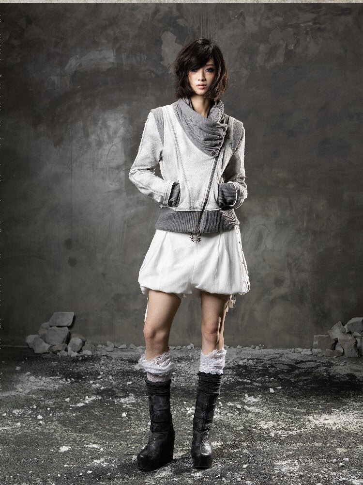 Stacked Collar Sweatshirt Jacket【s0000015952】
