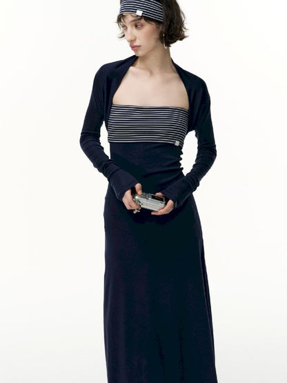 Temperament Slim Long Hip Dress【s0000013736】