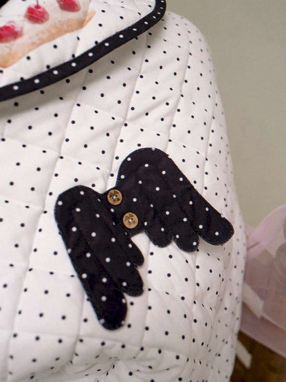 Notebook-Style Printed Cat Cotton Coat【s0000014527】