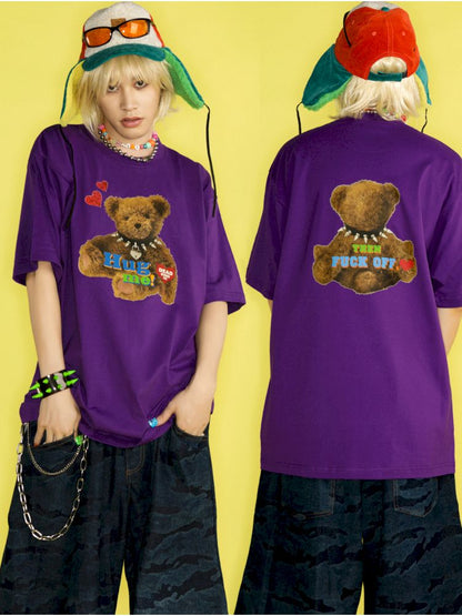 Dopamine Street Hip Hop Loose T-Shirt【s0000012459】