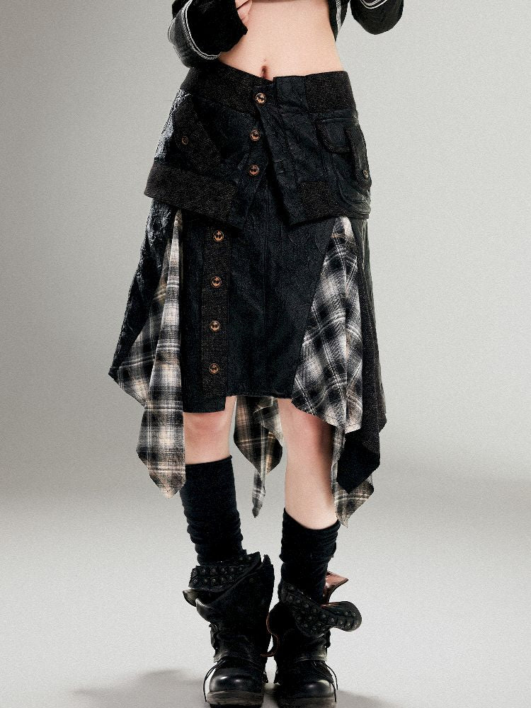 Leather Halter Long Skirt【s0000011253】