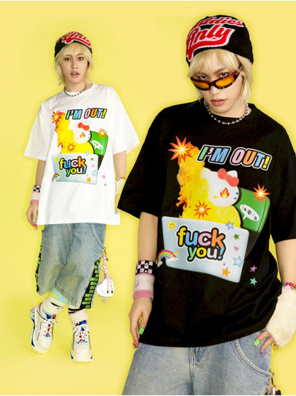 Street Hip Hop Loose T-Shirt【s0000012460】