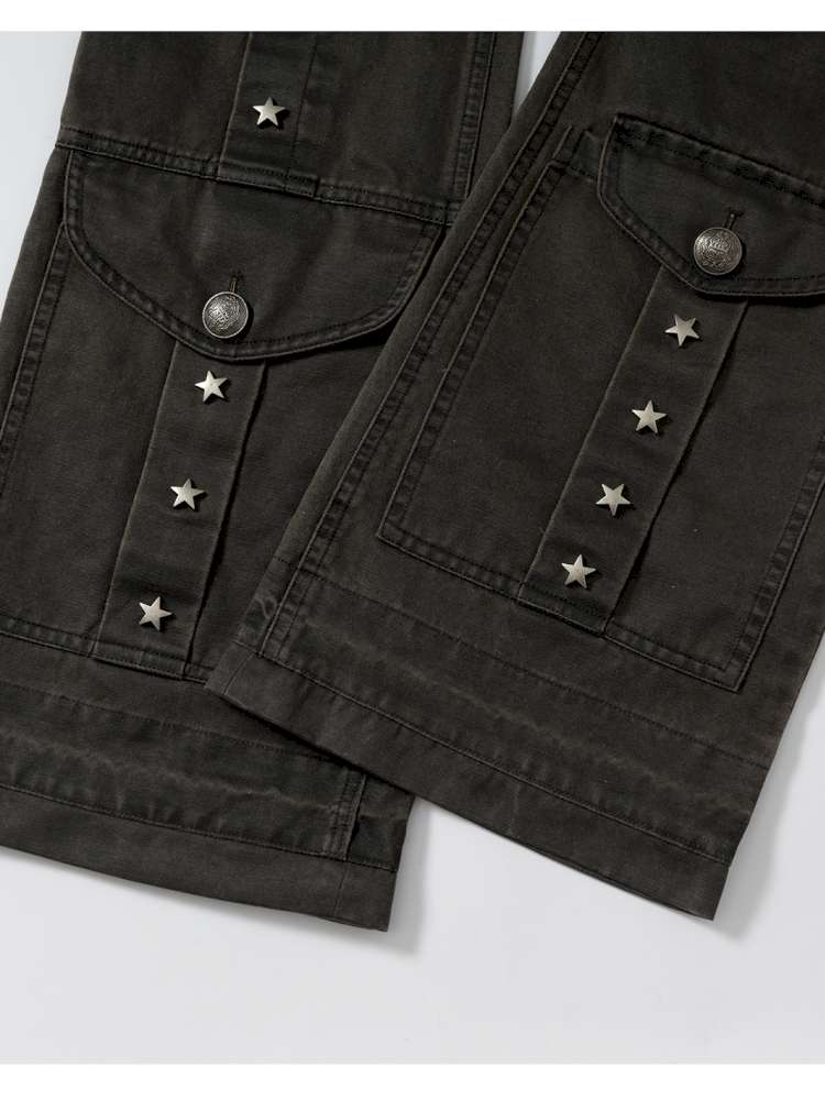 Slightly Flared Suede Casual Pants【s0000014480】