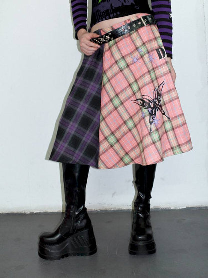 Vintage layered butt curtain skirt【s0000014378】