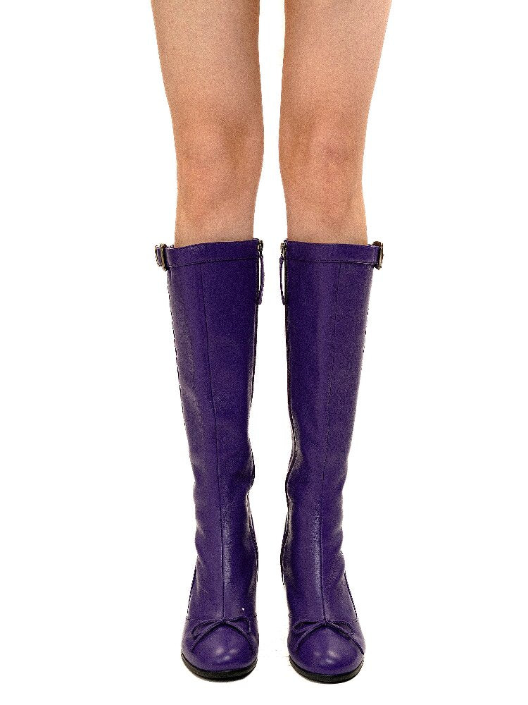 Sheepskin Ballet Stiletto Boots【s0000016129】