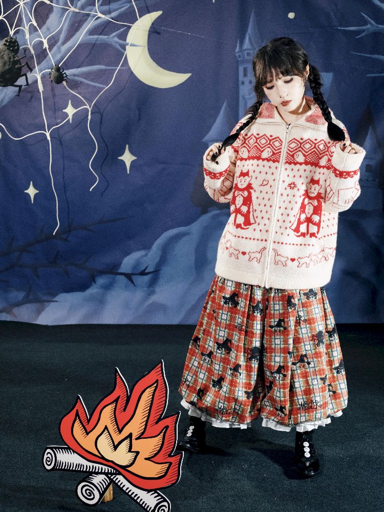 Cat Ears Devil's Tail Cardigan【s0000011559】