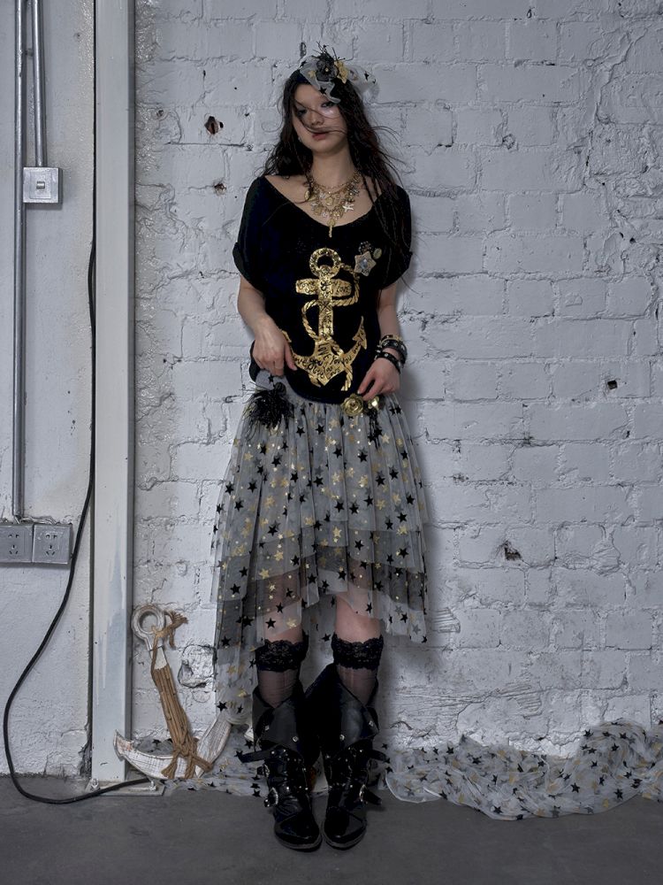 Puffy Tulle Two-Way Strapless Half-Skirt【s0000012792】