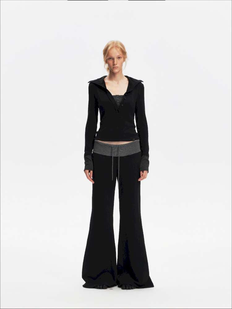 Comfortable Slim Henry Neck Knitted Top【s0000014878】