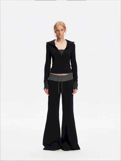 Comfortable Slim Henry Neck Knitted Top【s0000014878】