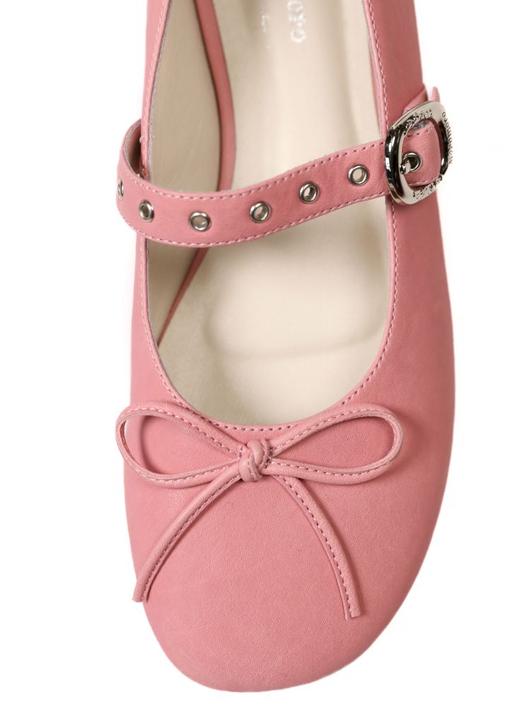 Carved Single Buckle Ballet Shoes【s0000013439】