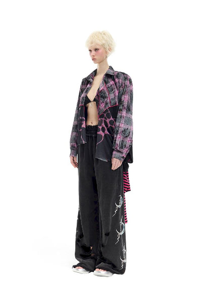 Patchwork Mesh Spice Dress【s0000012065】