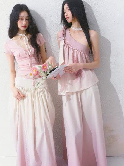 High-Waisted Half-Length Skirt【s0000012144】
