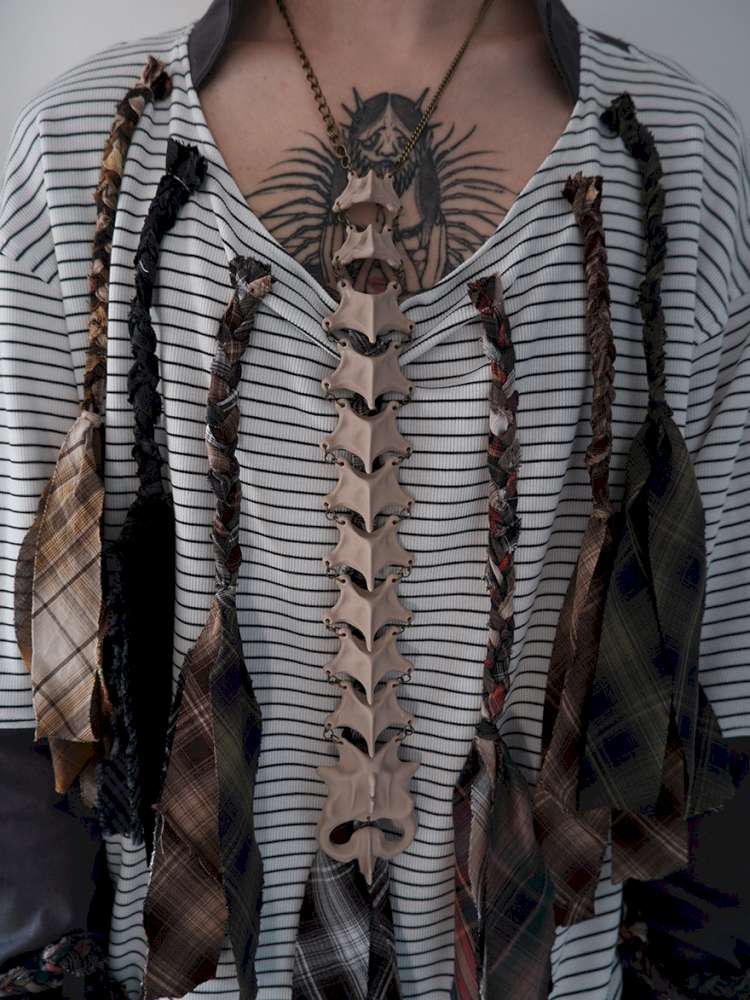 Symbiotic Bones Skeleton Necklace【s0000015153】