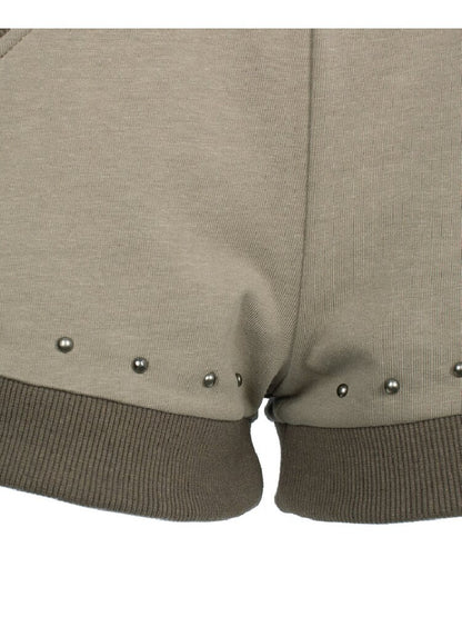 Star Chain Rivet Hooded Shorts Set【s0000018050】