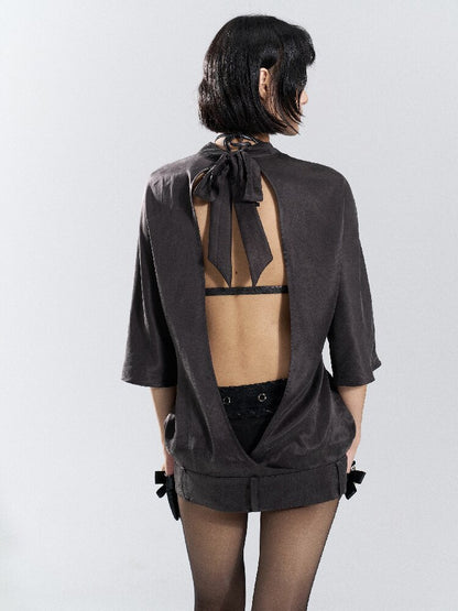 Halter Multi-Wear Printed T-Shirt【s0000018479】