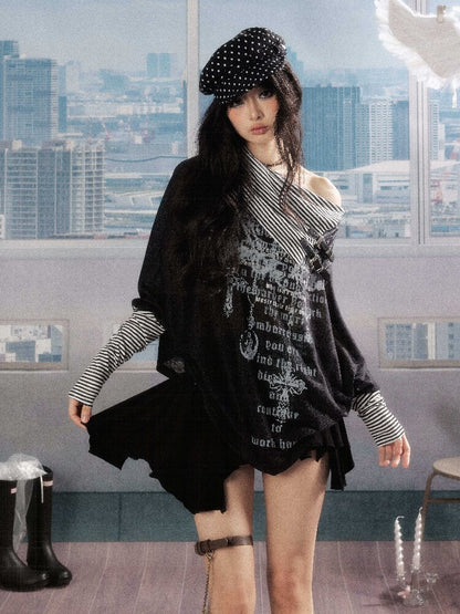 Summer Light Bat Sleeve Smock【s0000016266】