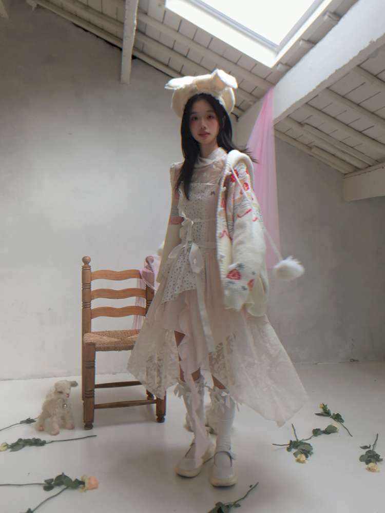 Mohair Knit Cardigan Jacket【s0000014533】