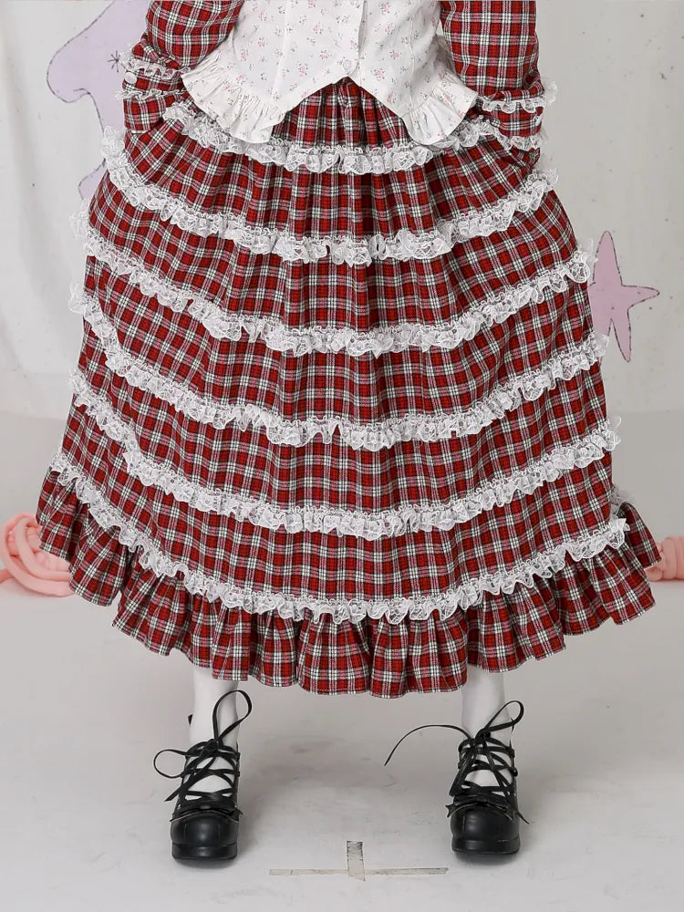 Lolita Showa-Era Girl Adorable Niche Half-Skirt【s0000014105】