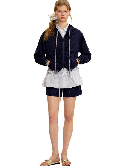 Fake Two-Piece Mesh Shorts Pants【s0000017421】
