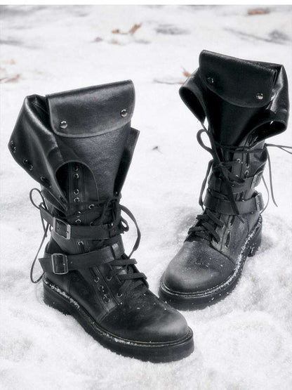 Air Eye Strap Punk Knight Boots【s0000014676】