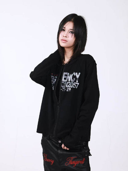 Slogan Cotton Linen Long Sleeves【s0000018193】