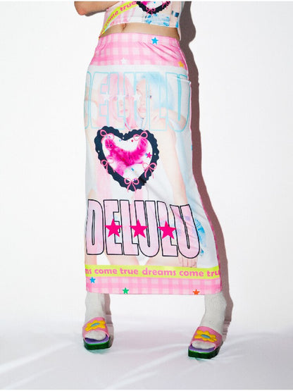 Reversible American Print Skirt【s0000016699】