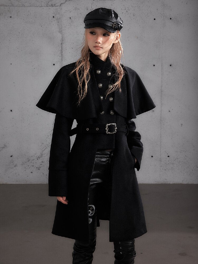 Modern Court Heiress Wool Cape Jacket【s0000019150】
