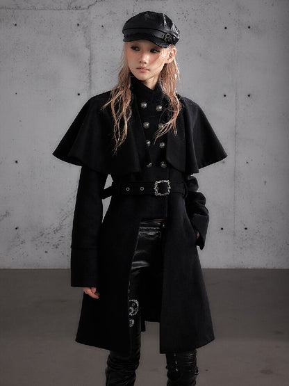 Modern Court Heiress Wool Cape Jacket【s0000019150】