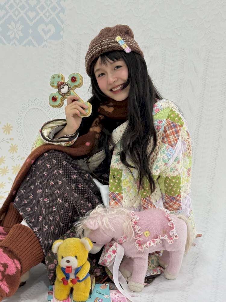 Quilted Print Blocked Padded Jacket【s0000015037】