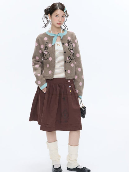 Retro Love Lock Vine Short Skirt【s0000016375】