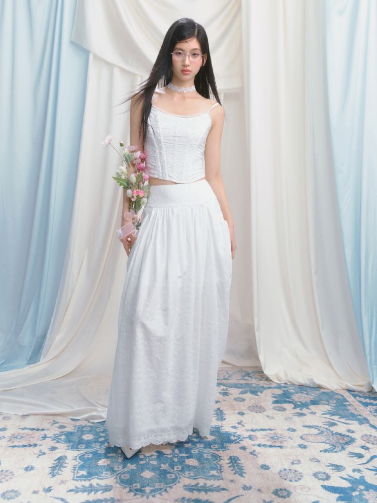 High-Waisted Half-Length Skirt【s0000012154】