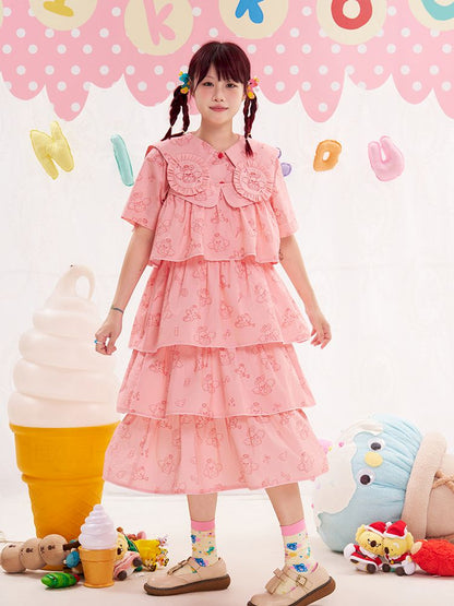 Animal Angel Pink Cake Halter Dress【s0000013192】