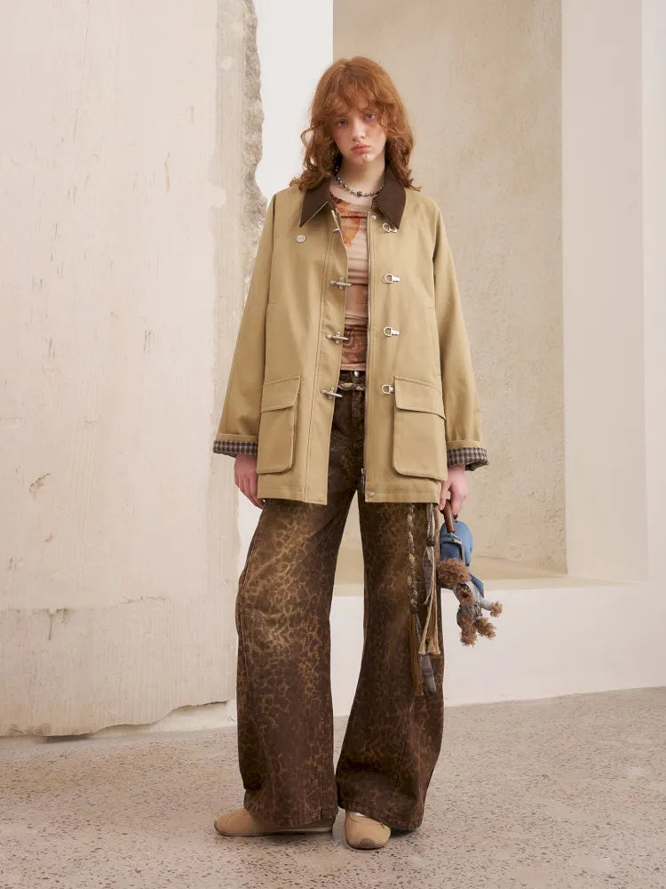 Cotton-lined trench coat【s0000014076】