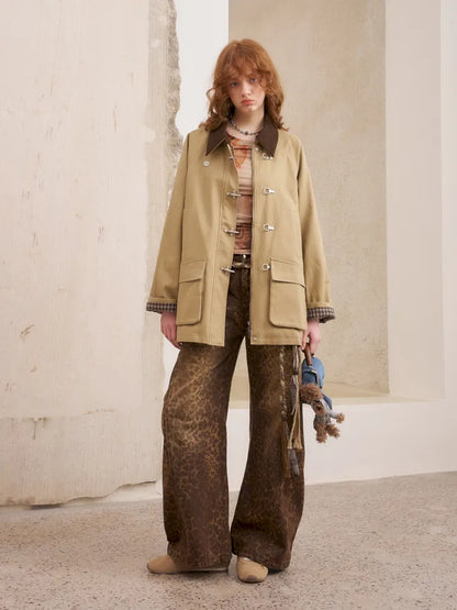 Cotton-lined trench coat【s0000014076】