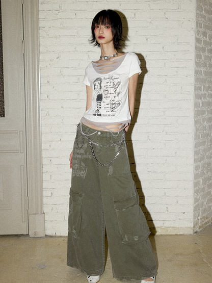 Fake Two Piece T-Shirt【s0000012421】