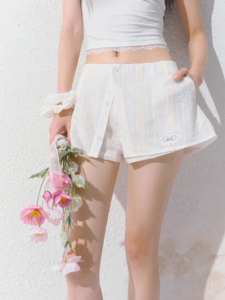 Slim inner suspenders two-piece suit【s0000012141】